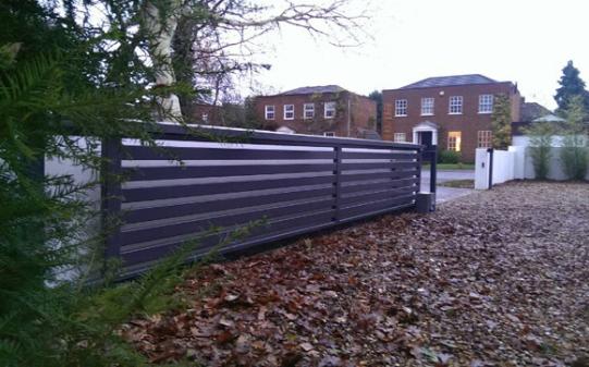 Sliding Steel Gate in Surrey