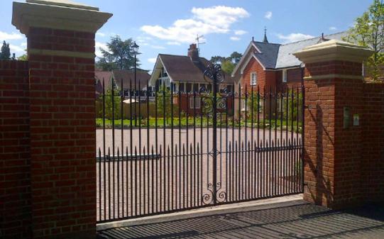 Wrought-iron elegance for a gated development