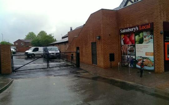 Bespoke gates supplied and fitted for leading supermarket