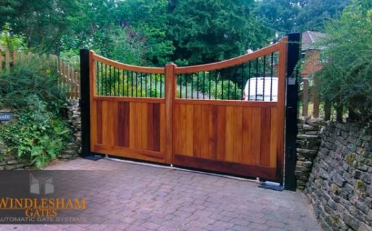 Inverted Timber Gate