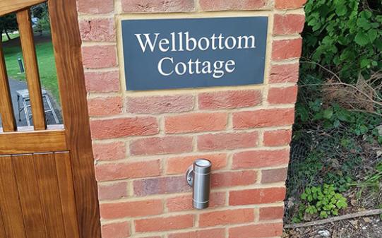 Wellbottom Cottage House Sign