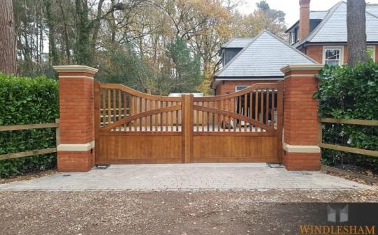 Timber Electric Gates