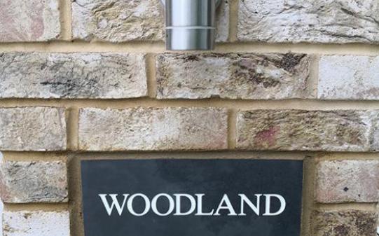 Woodland House Sign