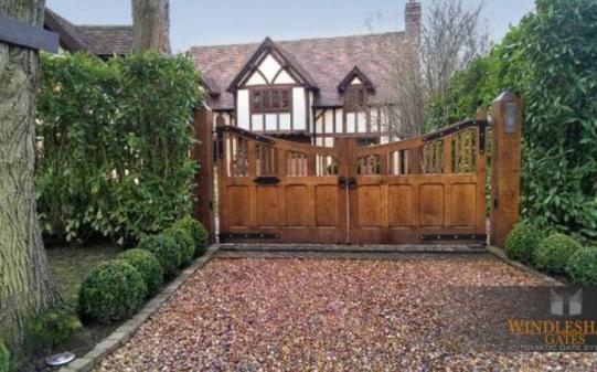 Bespoke Inveted Timber Gates