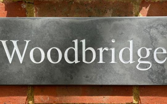 Woodbridge House Sign