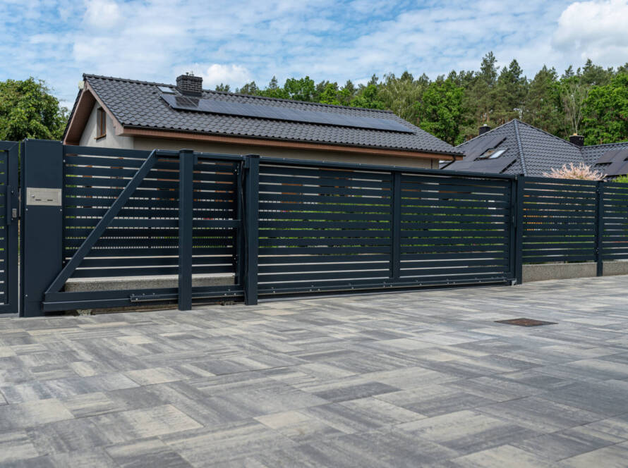 electric sliding gates for home security
